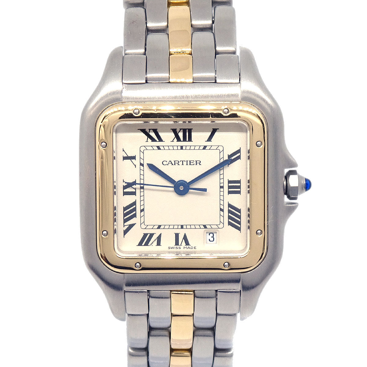 Cartier Panthere MM 1-Row Ref.83949 Quartz Watch 18KYG SS