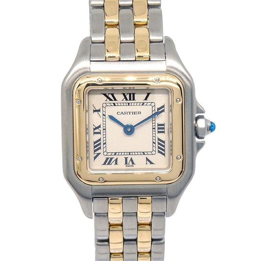 Cartier Panthere SM 2-Row Ref.1120 Quartz Watch 18KYG SS