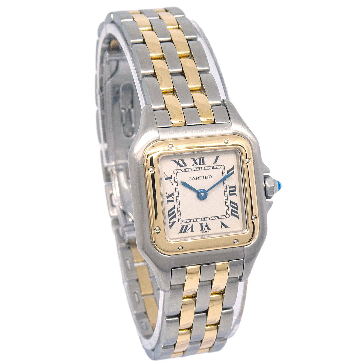 Cartier Panthere SM 2-Row Ref.1120 Quartz Watch 18KYG SS