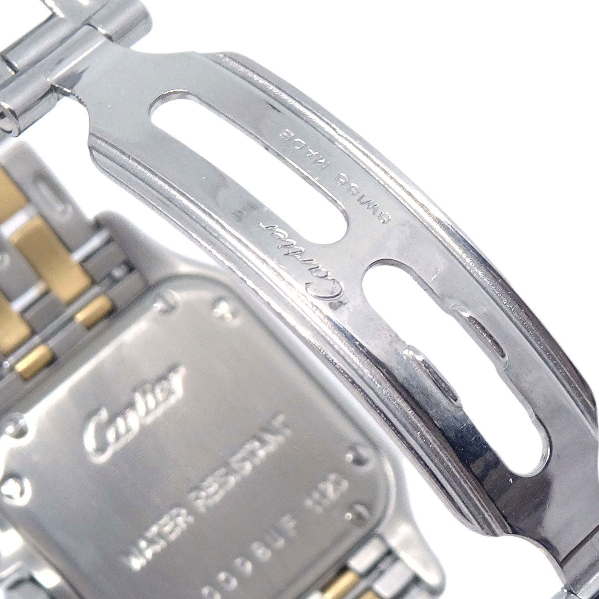 Cartier Panthere SM 2-Row Ref.1120 Quartz Watch 18KYG SS