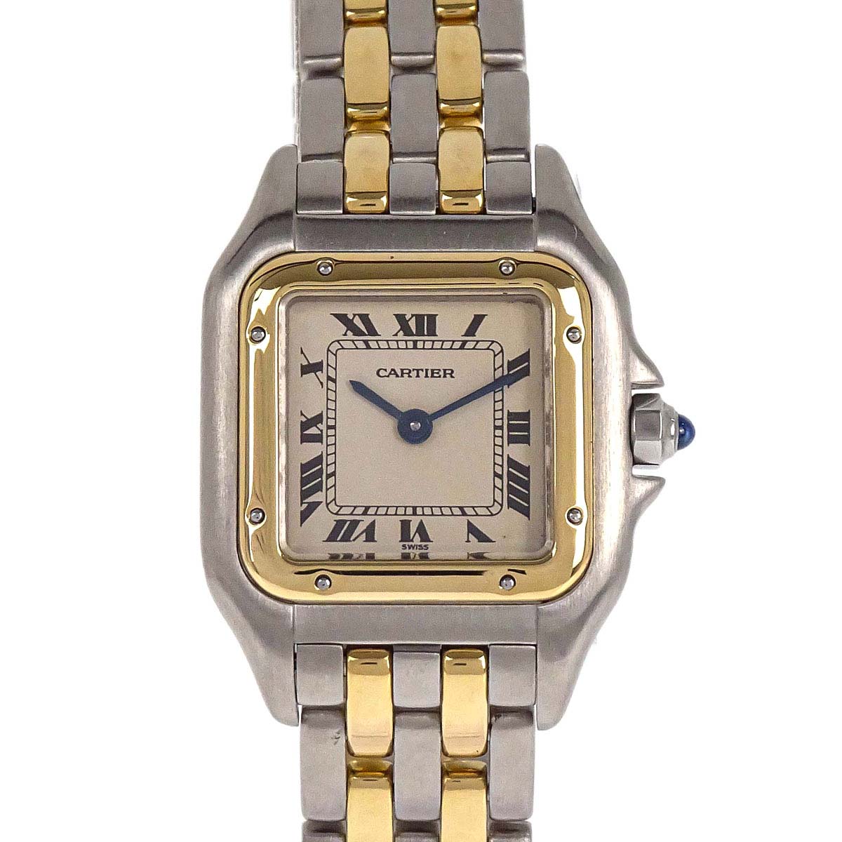 Cartier Panthere SM 2-Row 22mm Ref.66921 Quartz Watch 18KYG SS