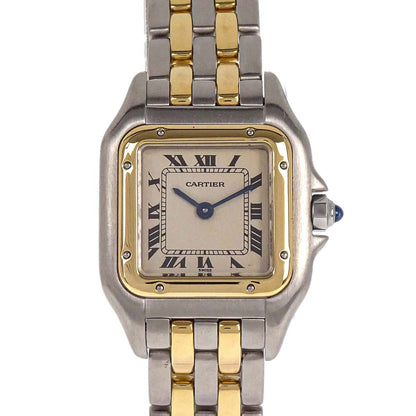 Cartier Panthere SM 2-Row 22mm Ref.66921 Quartz Watch 18KYG SS