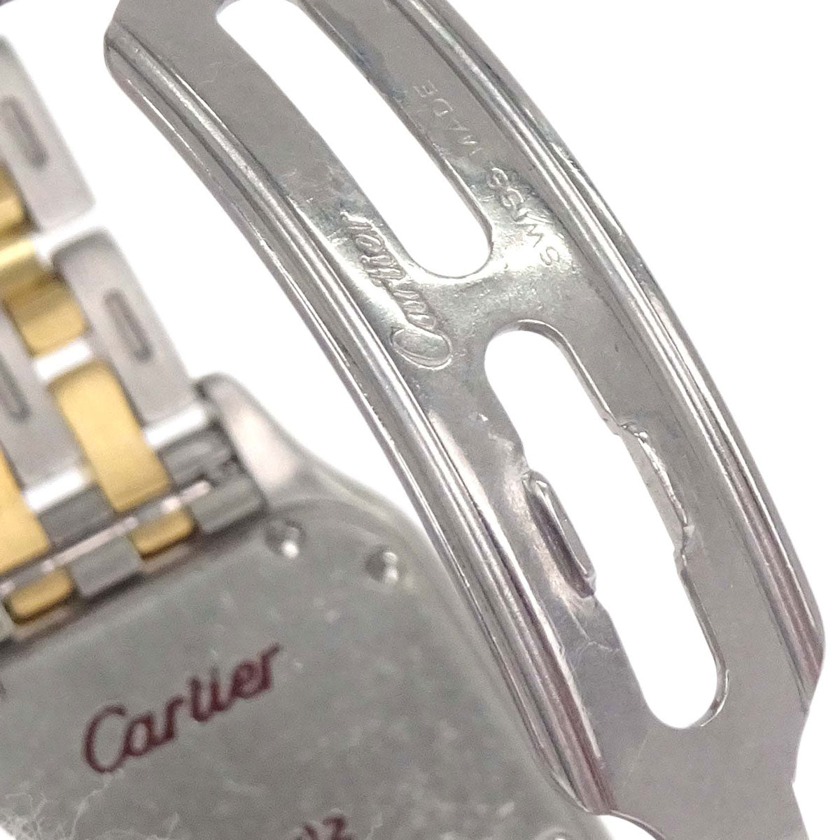 Cartier Panthere SM 2-Row 22mm Ref.66921 Quartz Watch 18KYG SS
