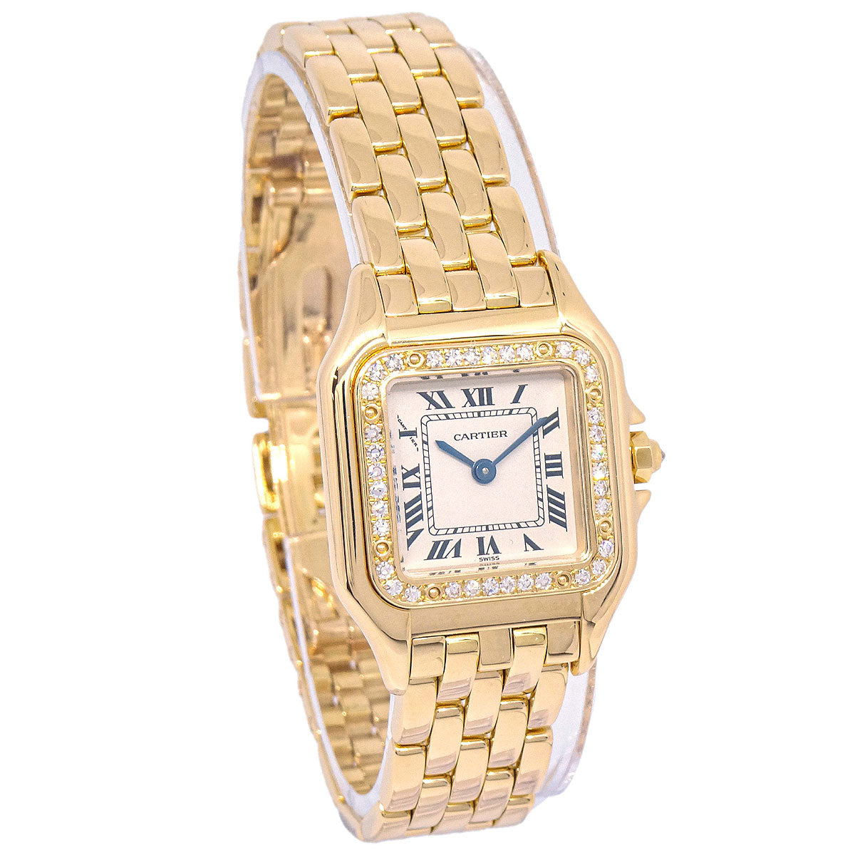 Cartier Panthere SM Ref.1280 Quartz Watch 18KYG Diamond