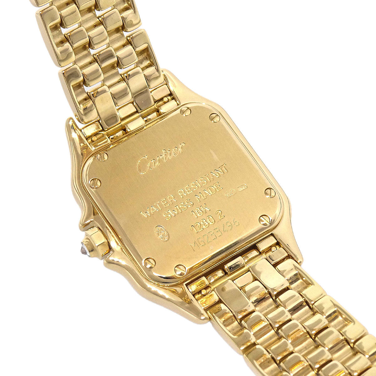 Cartier Panthere SM Ref.1280 Quartz Watch 18KYG Diamond