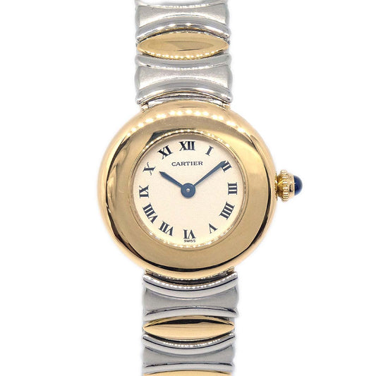 Cartier Must Colisee Belle Epoque Ref.2600 Quartz Watch 18KYG SS