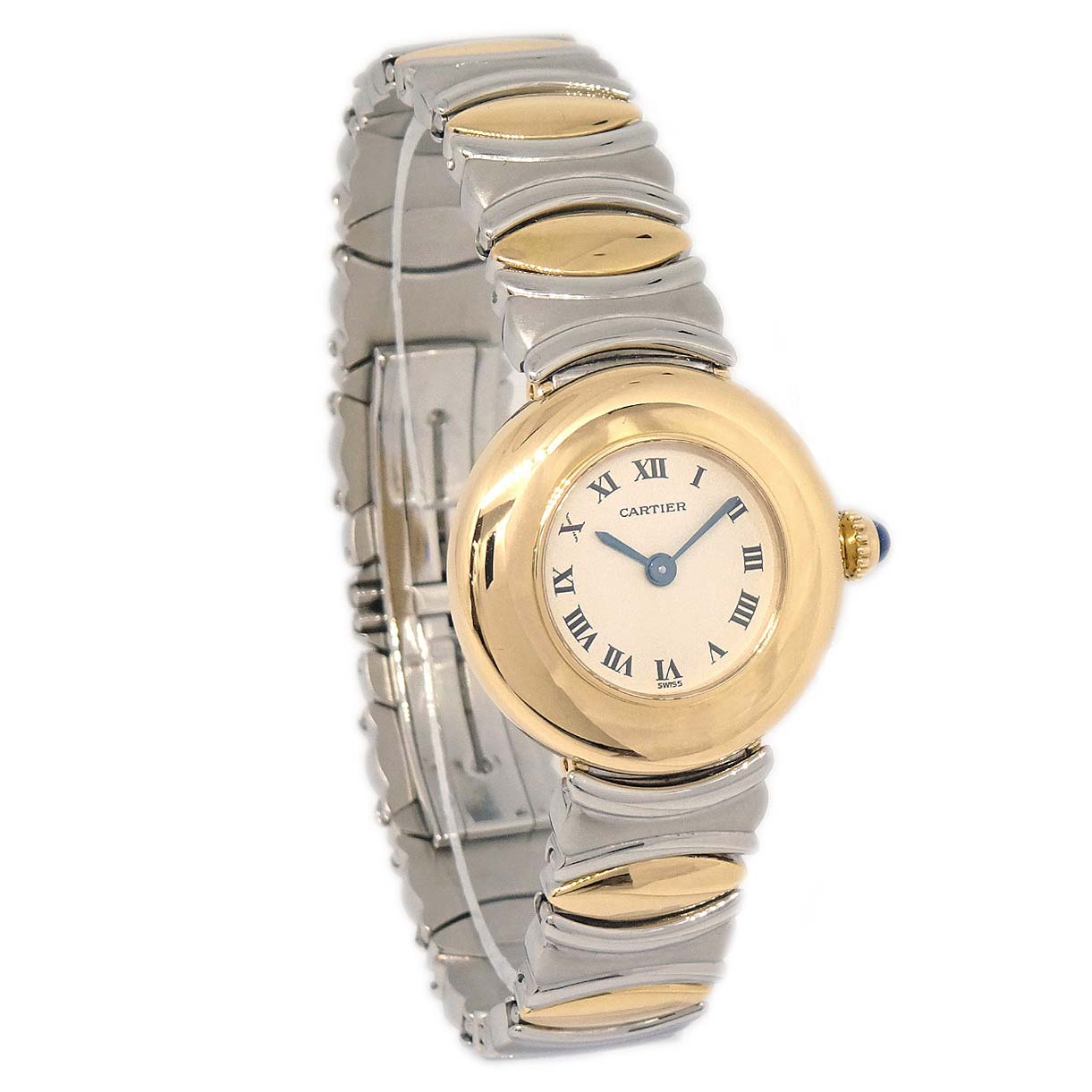 Cartier Must Colisee Belle Epoque Ref.2600 Quartz Watch 18KYG SS