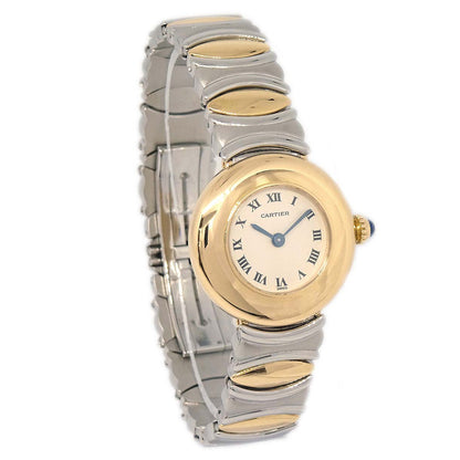 Cartier Must Colisee Belle Epoque Ref.2600 Quartz Watch 18KYG SS