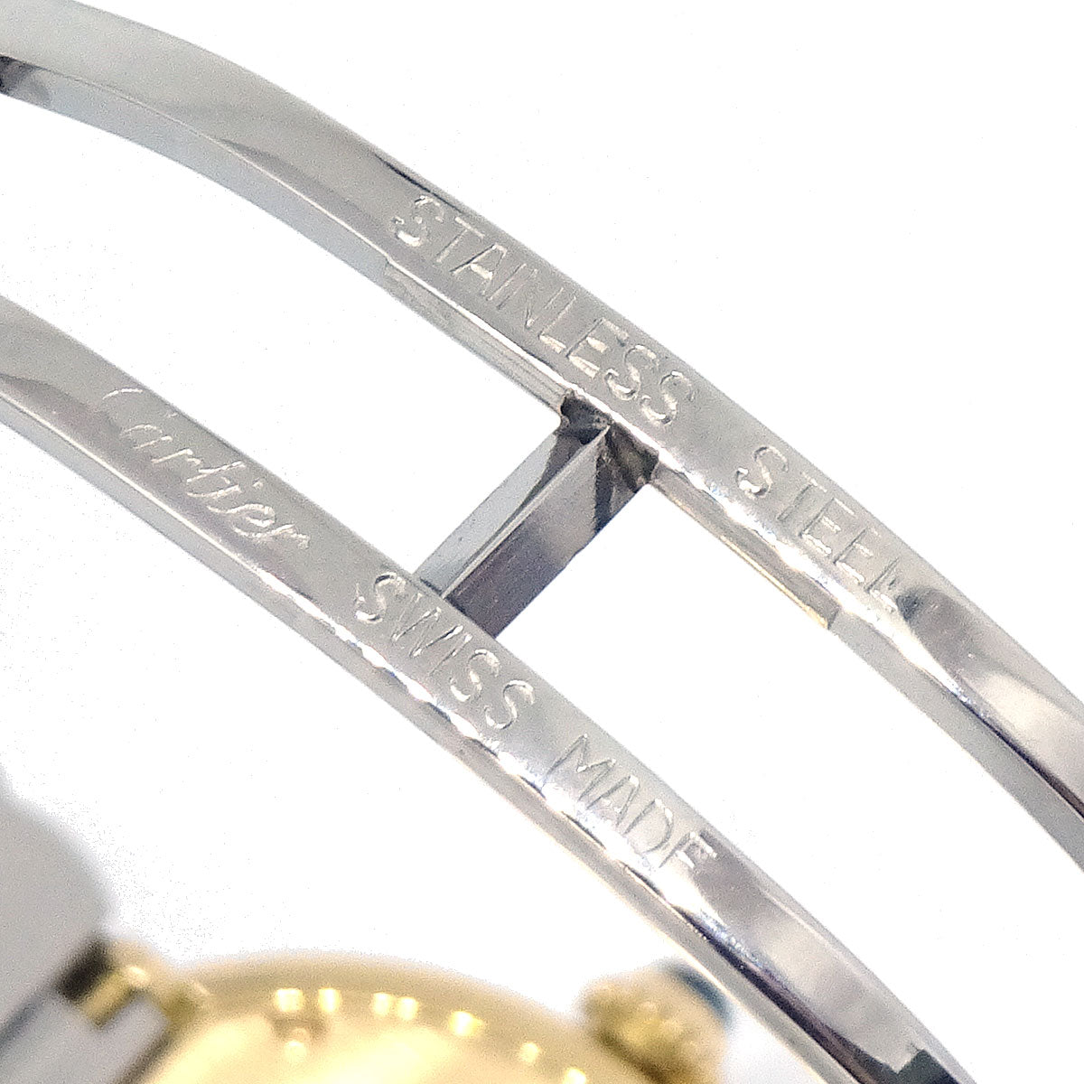 Cartier Must Colisee Belle Epoque Ref.2600 Quartz Watch 18KYG SS