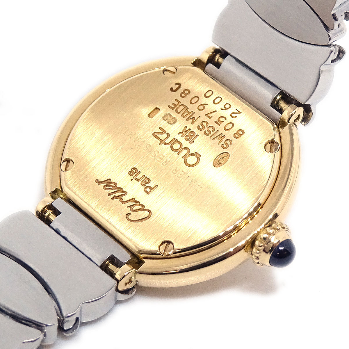 Cartier Must Colisee Belle Epoque Ref.2600 Quartz Watch 18KYG SS