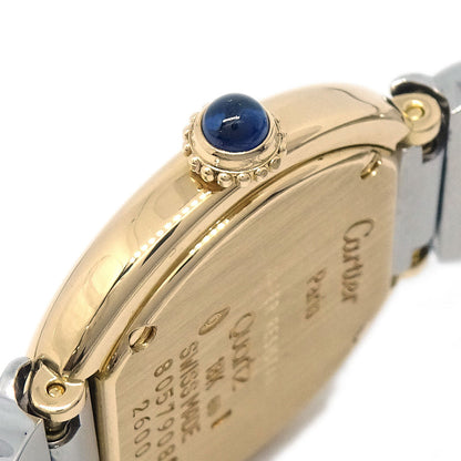 Cartier Must Colisee Belle Epoque Ref.2600 Quartz Watch 18KYG SS