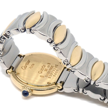 Cartier Must Colisee Belle Epoque Ref.2600 Quartz Watch 18KYG SS