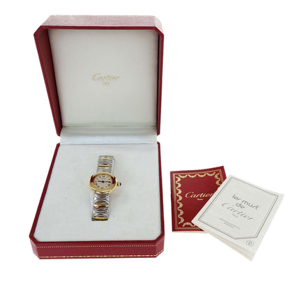 Cartier Must Colisee Belle Epoque Ref.2600 Quartz Watch 18KYG SS