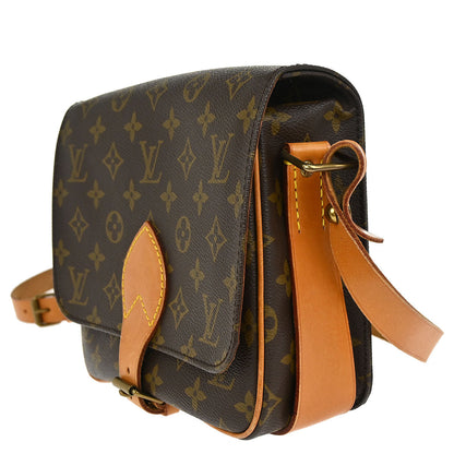 Louis Vuitton Monogram Cartouchiere MM Shoulder Bag M51253