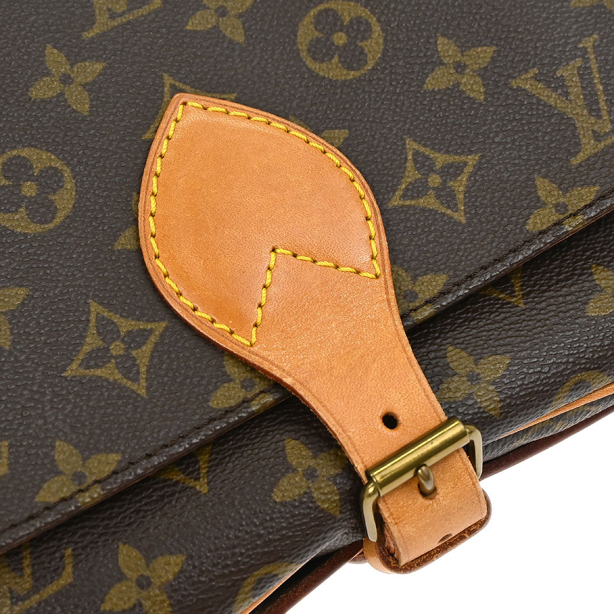 Louis Vuitton Monogram Cartouchiere MM Shoulder Bag M51253