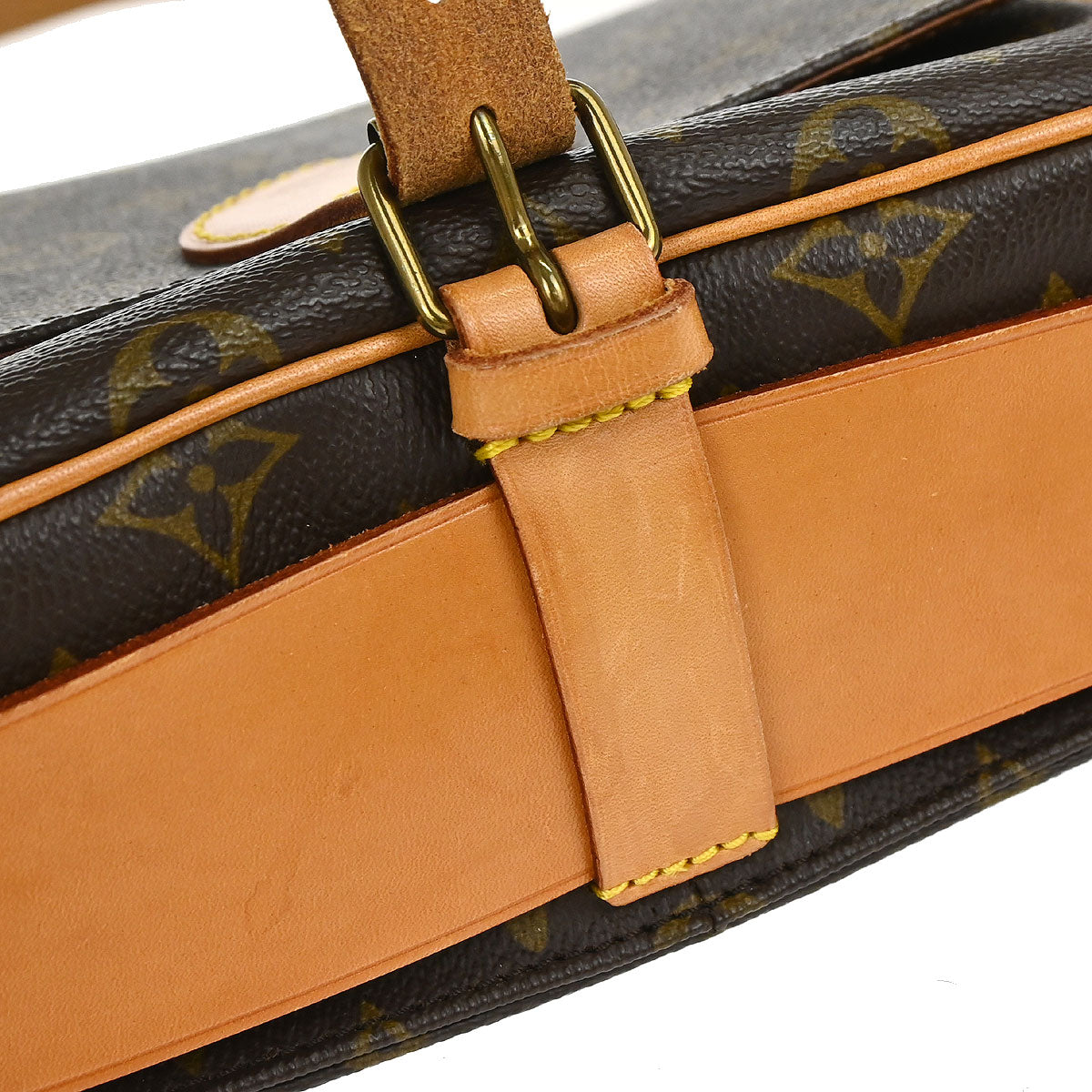 Louis Vuitton Monogram Cartouchiere MM Shoulder Bag M51253