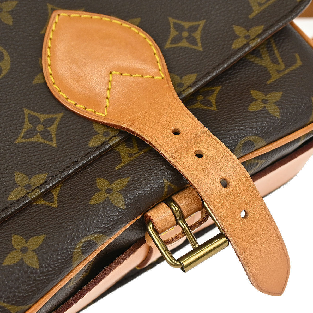 Louis Vuitton Monogram Cartouchiere MM Shoulder Bag M51253