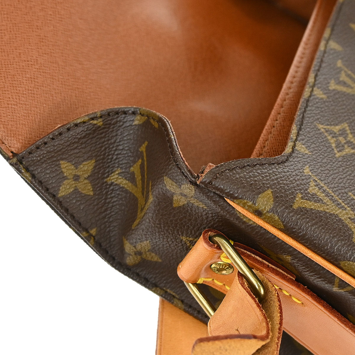Louis Vuitton Monogram Cartouchiere MM Shoulder Bag M51253