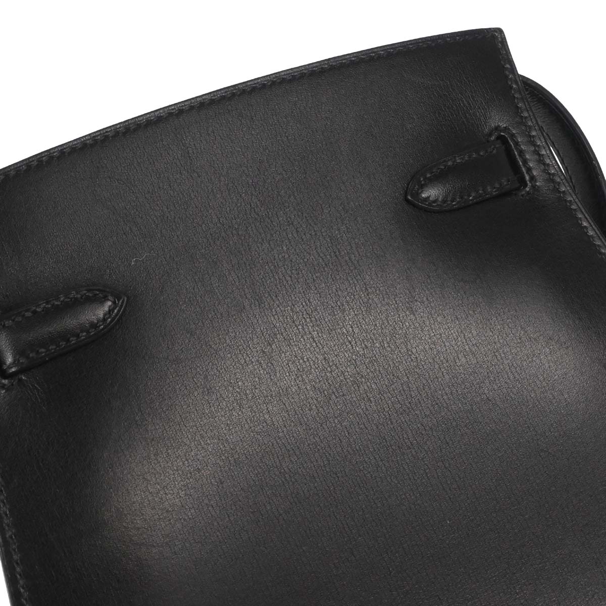 Hermes Black Box Calf Kelly Sport PM Shoulder Bag