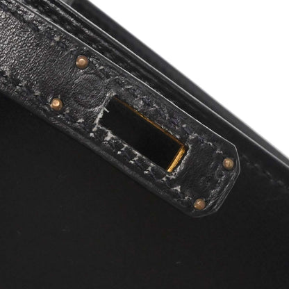 Hermes Black Box Calf Kelly Sport PM Shoulder Bag