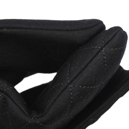 Chanel Black Cotton Shoulder Bag