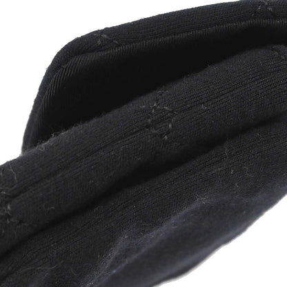 Chanel Black Cotton Shoulder Bag