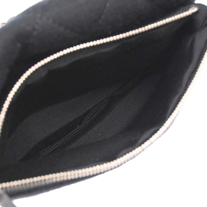 Chanel Black Cotton Shoulder Bag