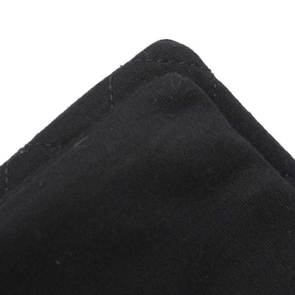 Chanel Black Cotton Shoulder Bag