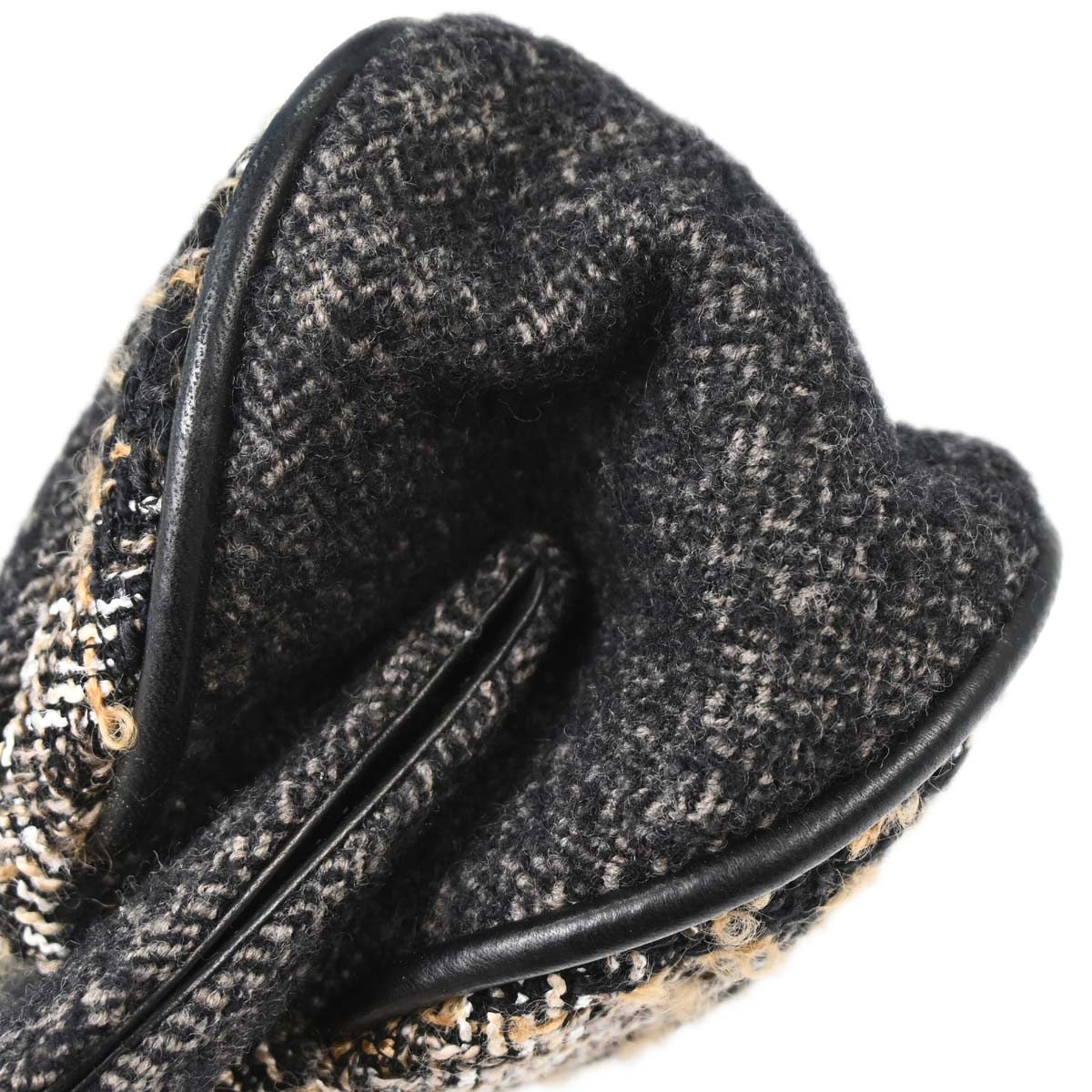 Chanel 2005-2006 Gray Wool Handbag