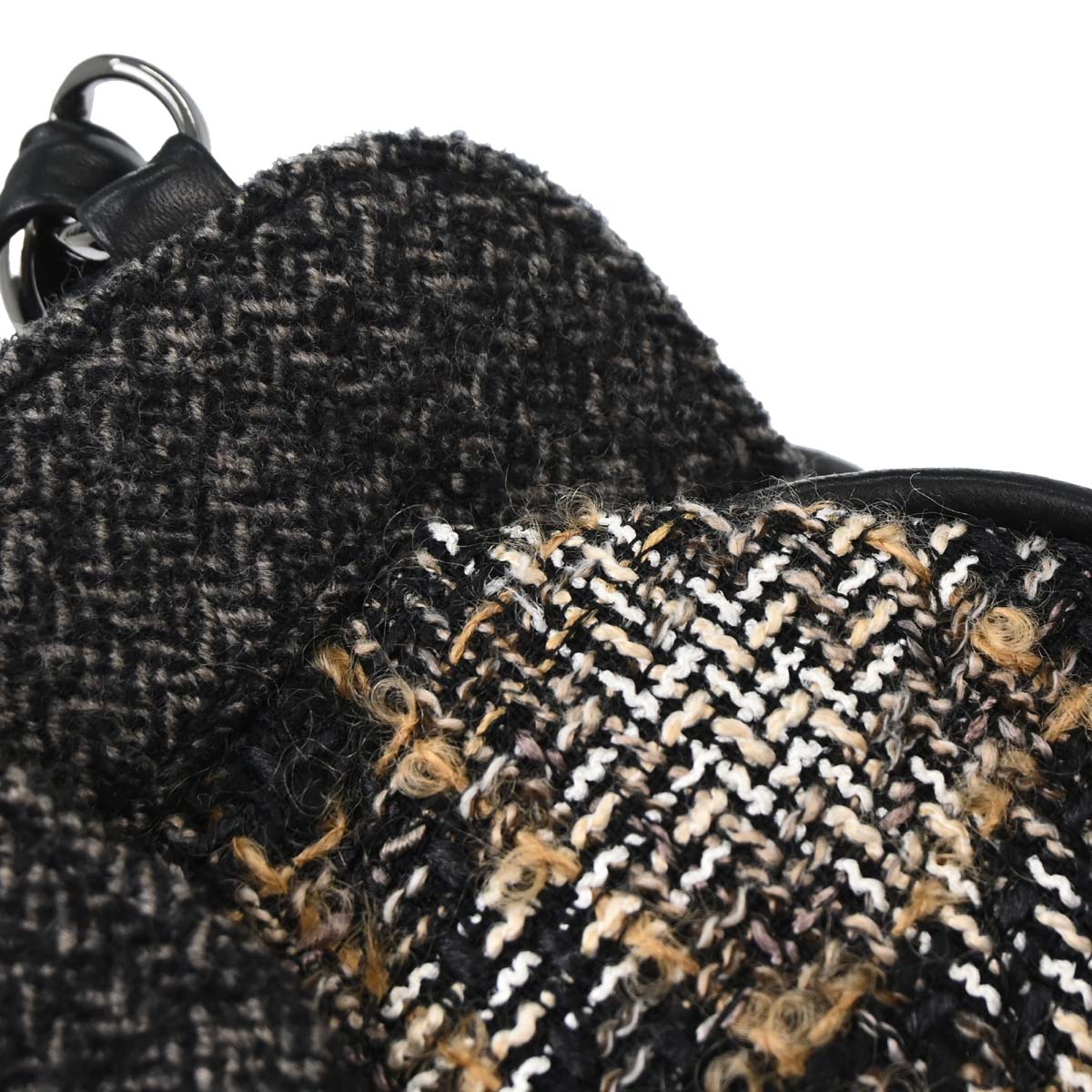 Chanel 2005-2006 Gray Wool Handbag