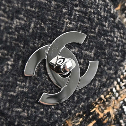 Chanel 2005-2006 Gray Wool Handbag