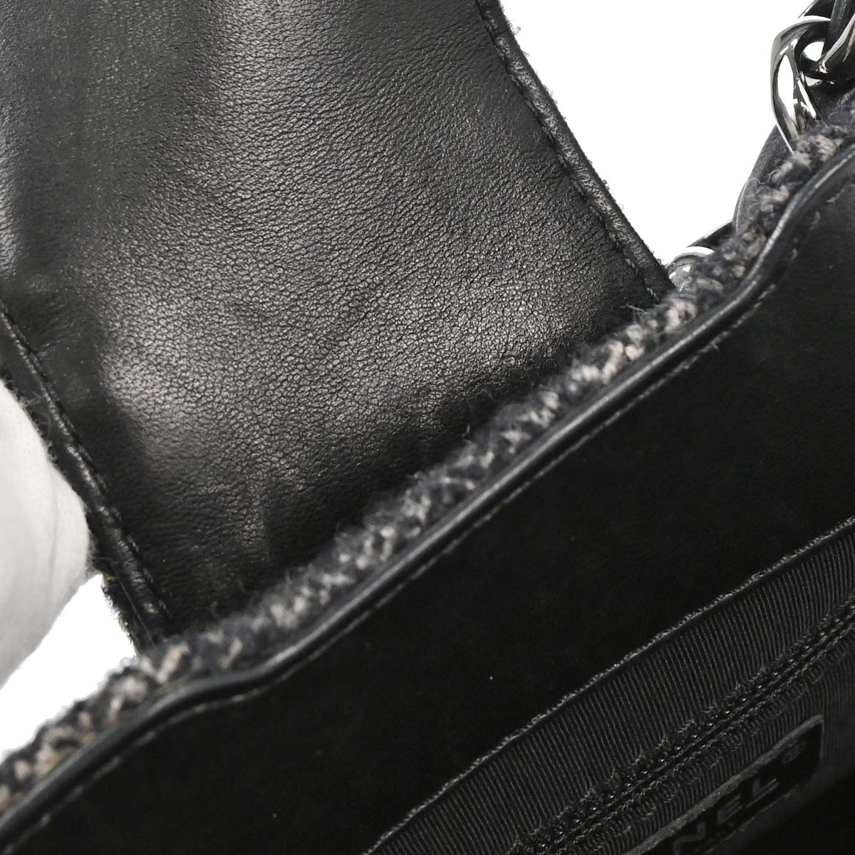 Chanel 2005-2006 Gray Wool Handbag