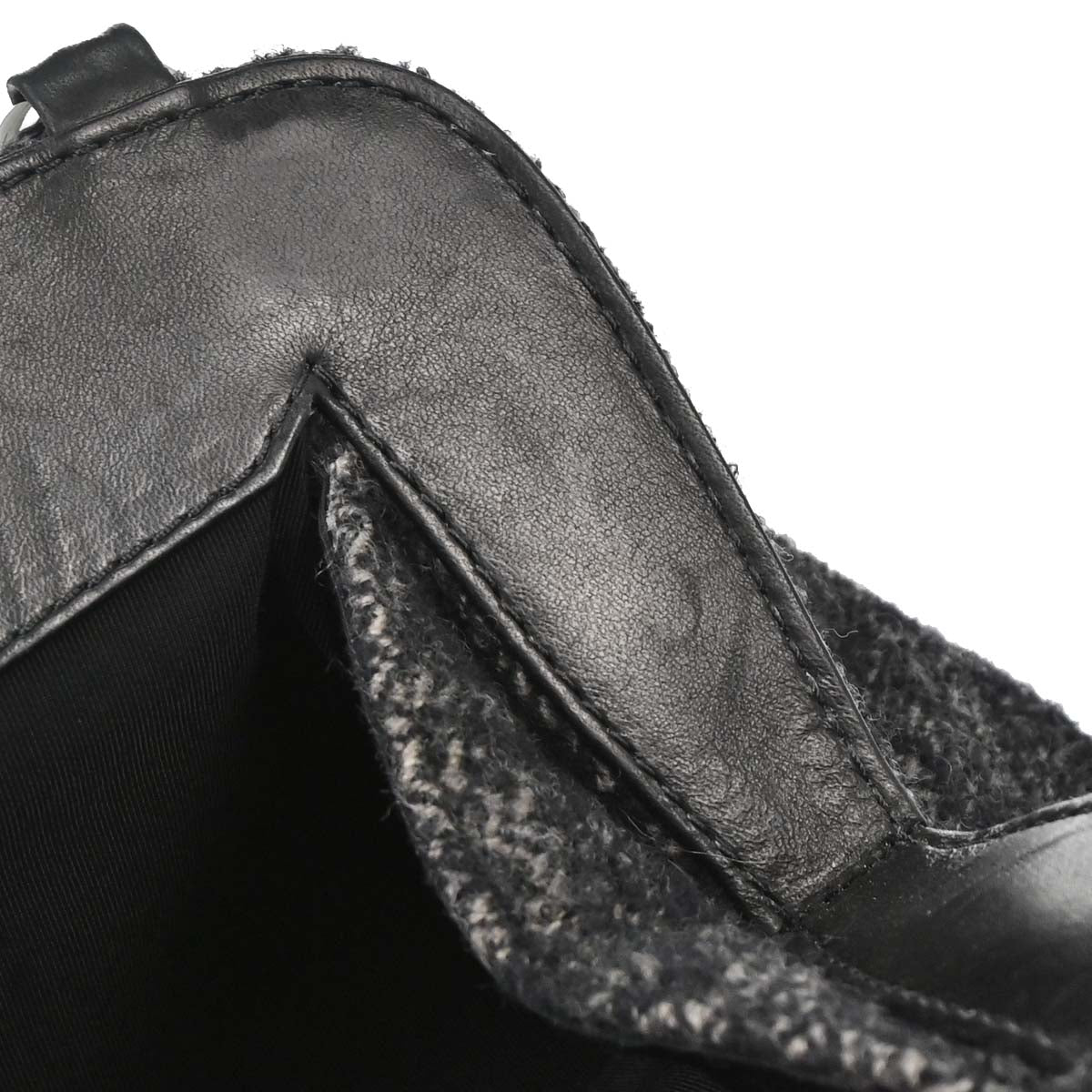 Chanel 2005-2006 Gray Wool Handbag