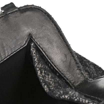 Chanel 2005-2006 Gray Wool Handbag