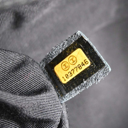 Chanel 2005-2006 Gray Wool Handbag