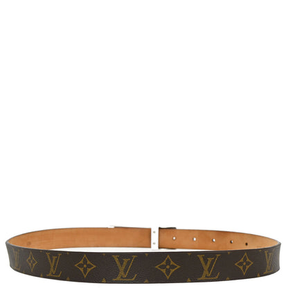 Louis Vuitton Monogram Ceinture Carre Belt M6801U #90/36