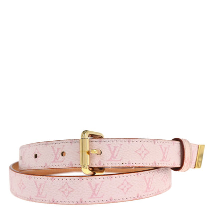 Louis Vuitton 2003 Pink Cherry Blossom Ceinture Belt M9273W #80/32