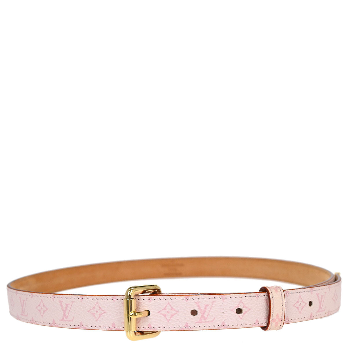 Louis Vuitton 2003 Pink Cherry Blossom Ceinture Belt M9273W #80/32