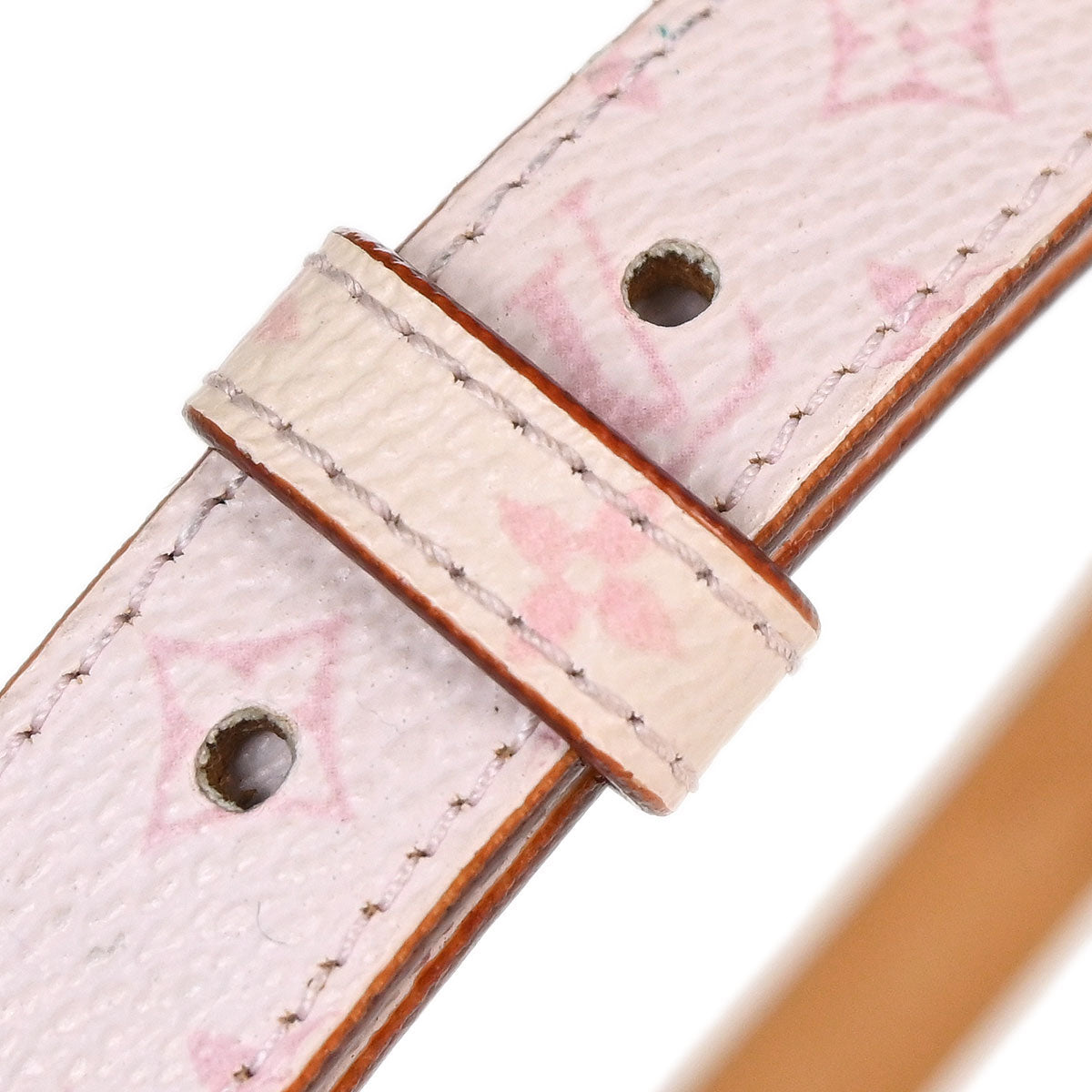 Louis Vuitton 2003 Pink Cherry Blossom Ceinture Belt M9273W #80/32