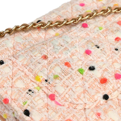 Chanel 2019 White Tweed Classic WOC Wallet On Chain