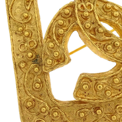 Chanel Rhombus Brooch Pin Gold 94A