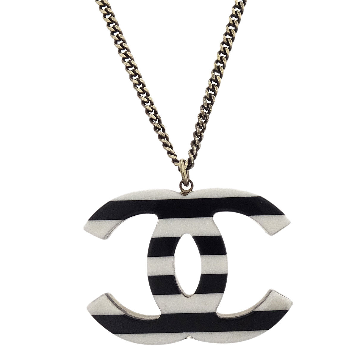 Chanel Gold CC Pendant Necklace 06A