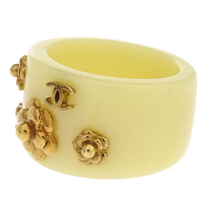Chanel Ring Ivory Acrylic #53 02A