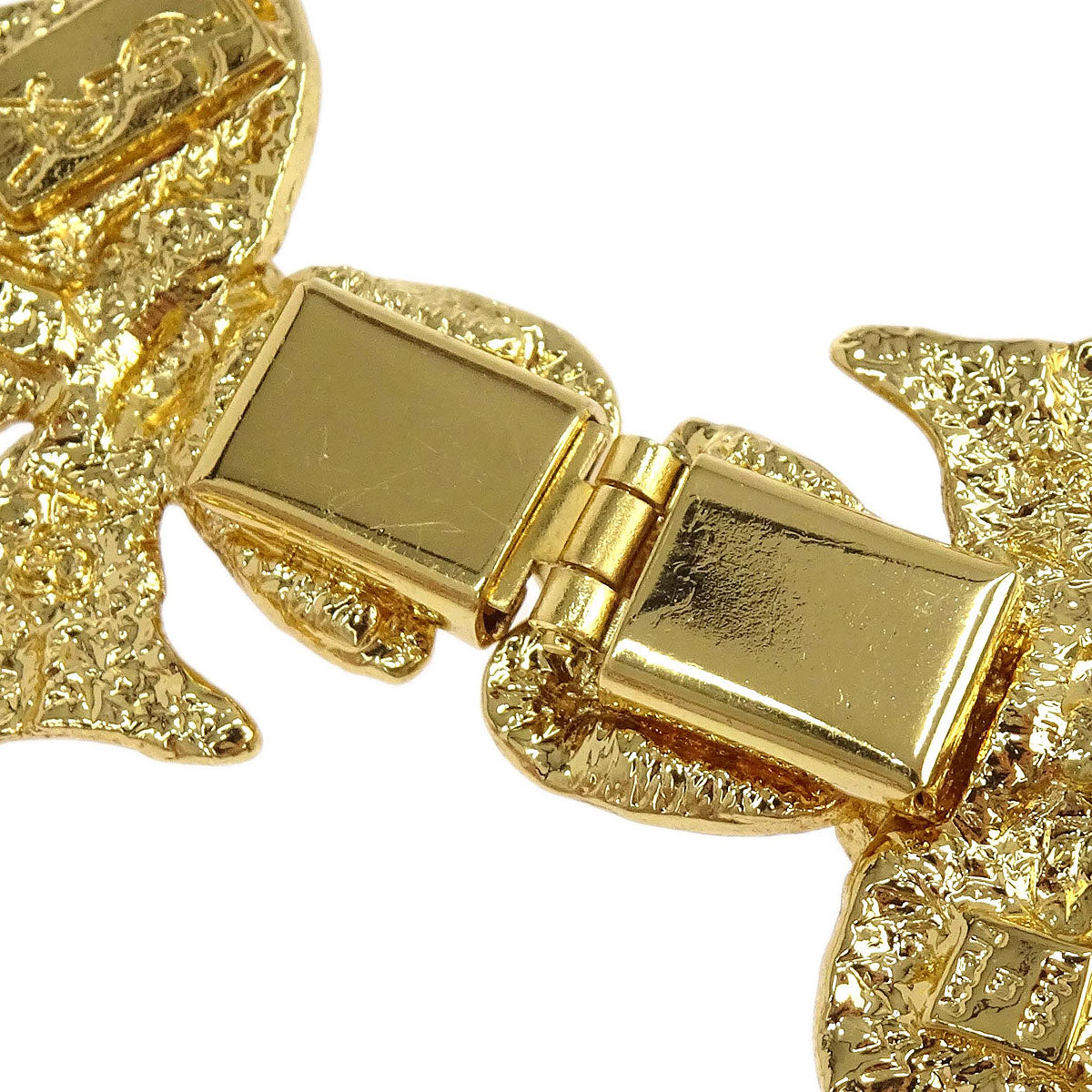 Yves Saint Laurent Gold Bracelet Bow Accessories