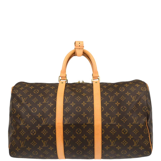 Louis Vuitton Monogram Keepall 50 Duffle Travel Handbag M41426