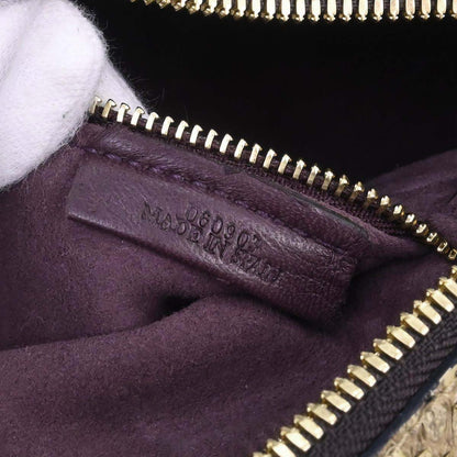 Loewe * Beige Python 2way Shoulder Handbag