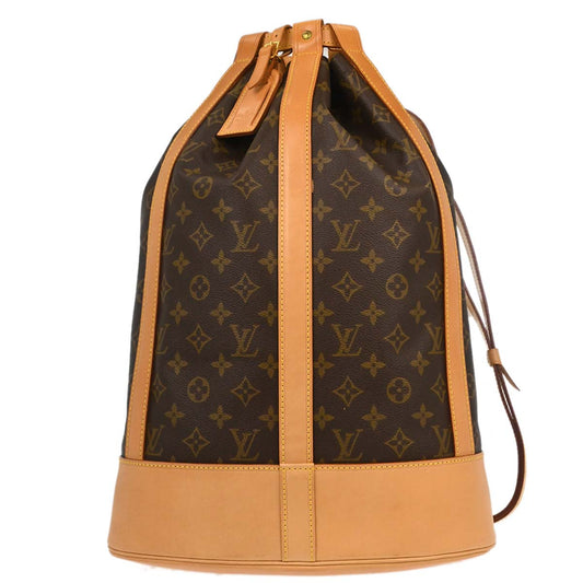 Louis Vuitton Monogram Randonnee GM Drawstring Bag M42244