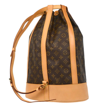 Louis Vuitton Monogram Randonnee GM Drawstring Bag M42244