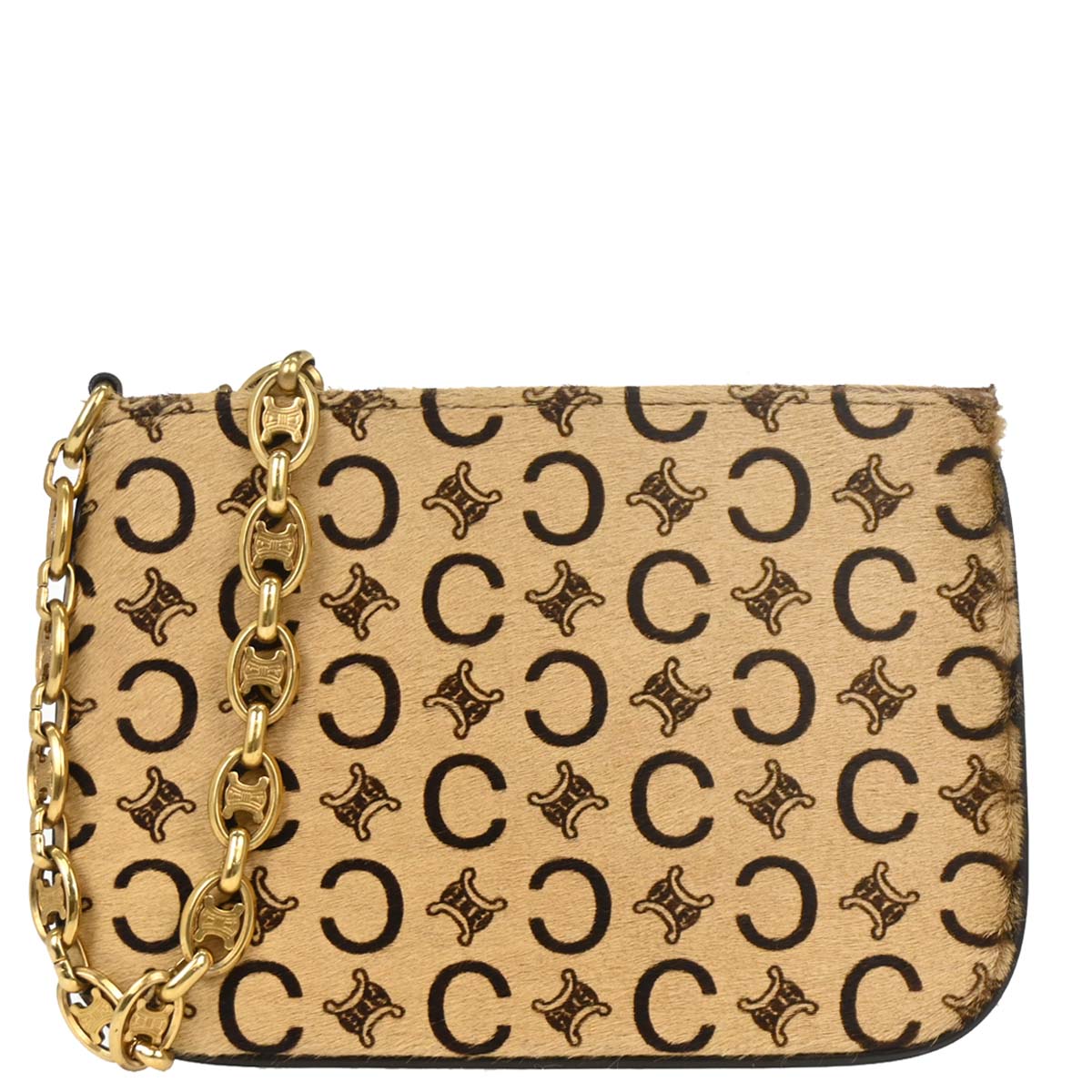 Celine Beige Pony Hair C Macadam Handbag