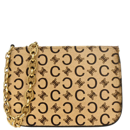 Celine Beige Pony Hair C Macadam Handbag
